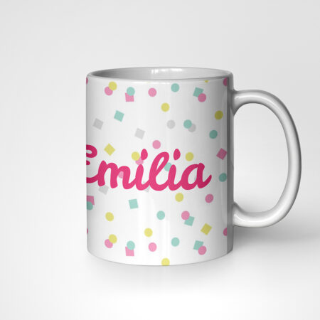 Valge kruus Confetti