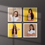 Instafoto väike valge raam ümarate nurkadega