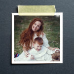 Instafoto väike valge raam