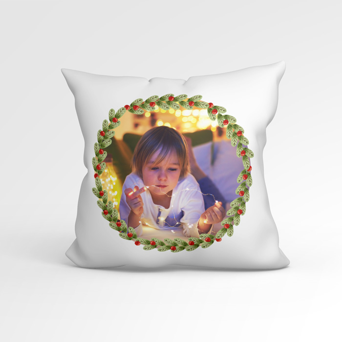 Oma pildiga jõuluteemaline padi Pildiga padi jõuludeks