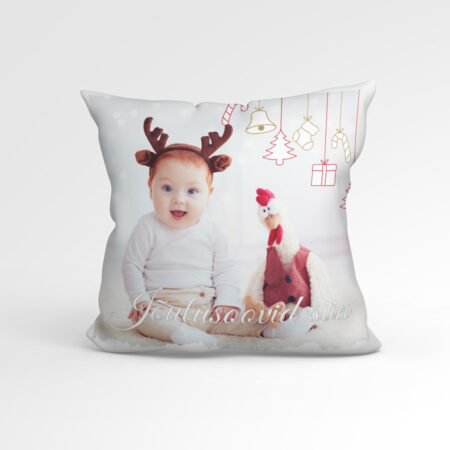 Pildi ja tekstiga padi jõuludeks