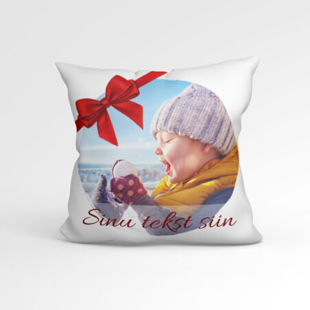 Pildi ja tekstiga padi jõuludeks