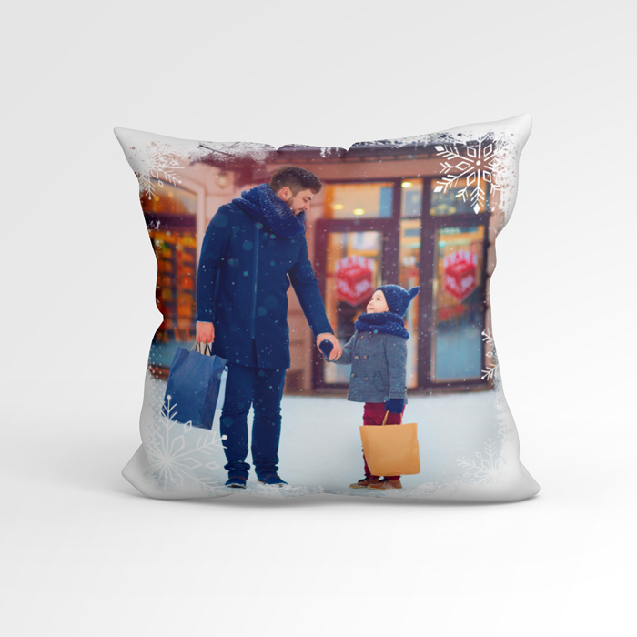 Oma pildiga jõuluteemaline padi Pildiga padi jõuludeks