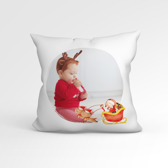 Oma pildiga jõuluteemaline padi Pildiga padi jõuludeks