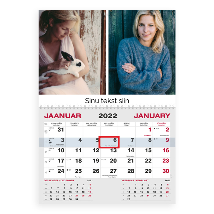 Monokalender oma pildiga