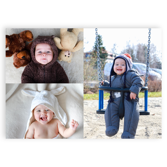 Trio kalender oma pildiga