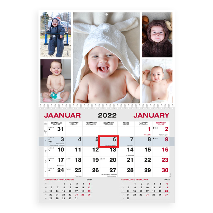 Monokalender oma pildiga