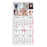 Trio kalender oma pildiga