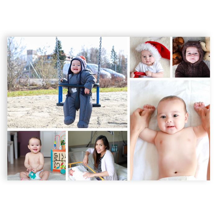 Trio kalender oma pildiga