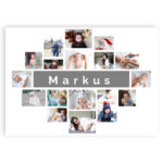 Trio kalender oma pildiga