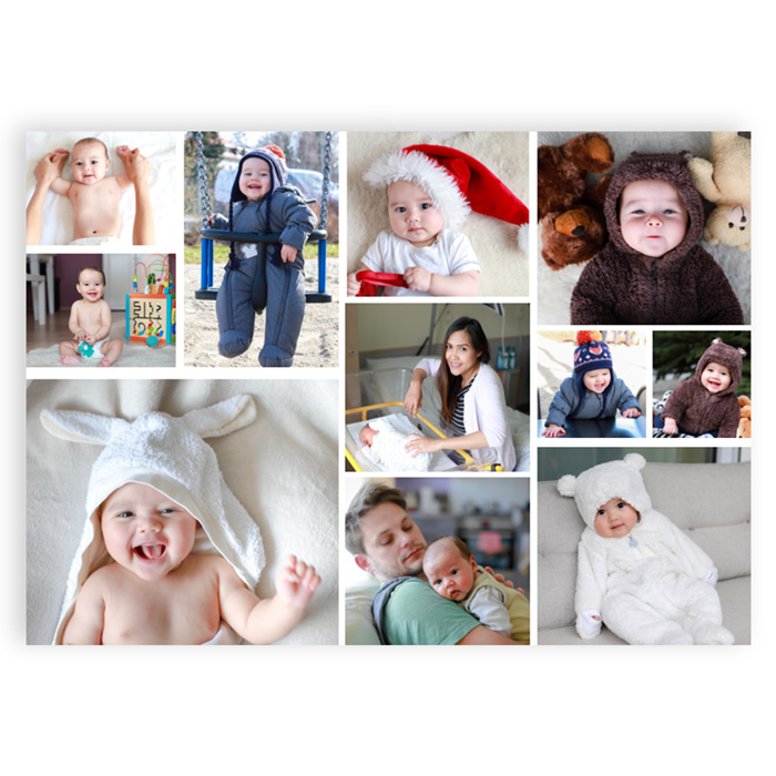 Trio kalender oma pildiga