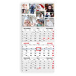 Trio kalender oma pildiga