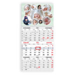 Trio kalender oma pildiga