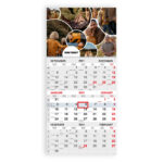Trio kalender oma pildiga