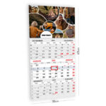 Trio kalender oma pildiga