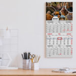 Trio kalender oma pildiga