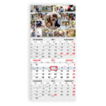 Trio kalender oma pildiga