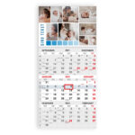 Trio kalender oma pildiga