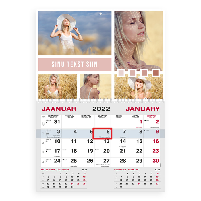 Monokalender oma pildiga