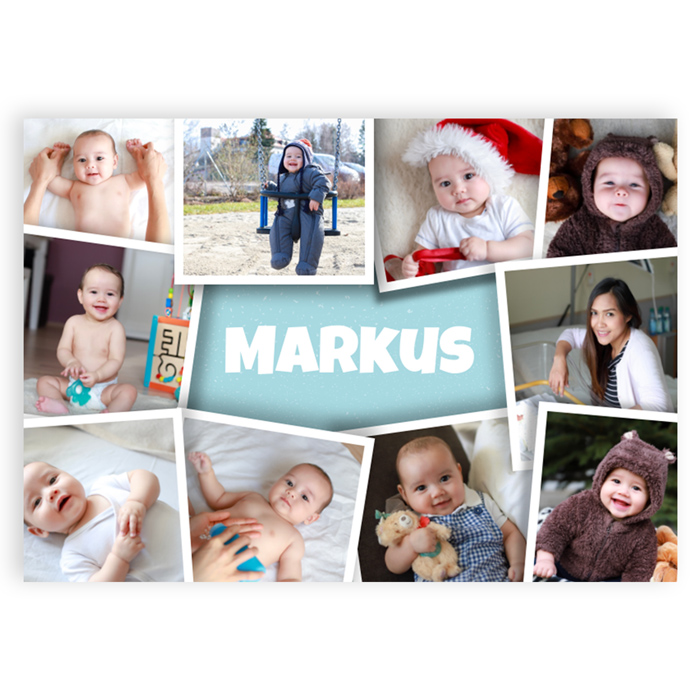 Trio kalender oma pildiga