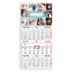 Trio kalender oma pildiga