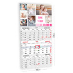 Trio kalender oma pildiga