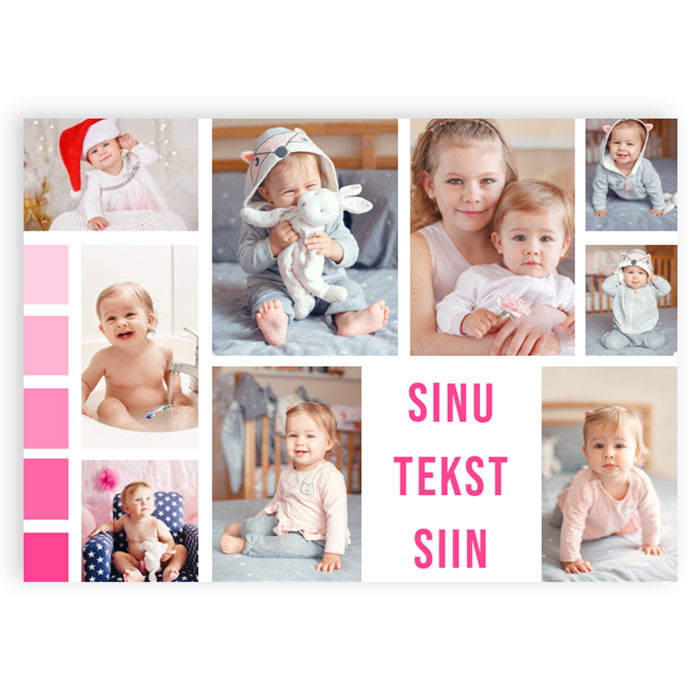 Trio kalender oma pildiga