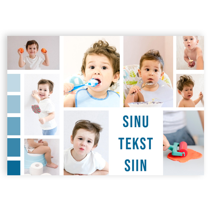 Trio kalender oma pildiga