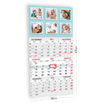 Trio kalender oma pildiga
