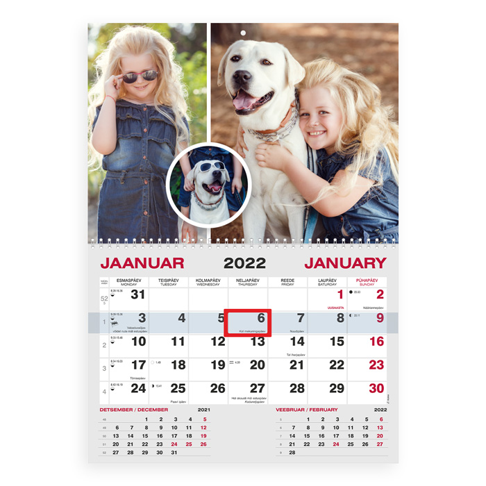 Monokalender oma pildiga
