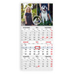 Trio kalender oma pildiga