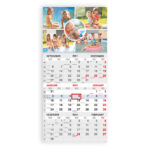 Trio kalender oma pildiga