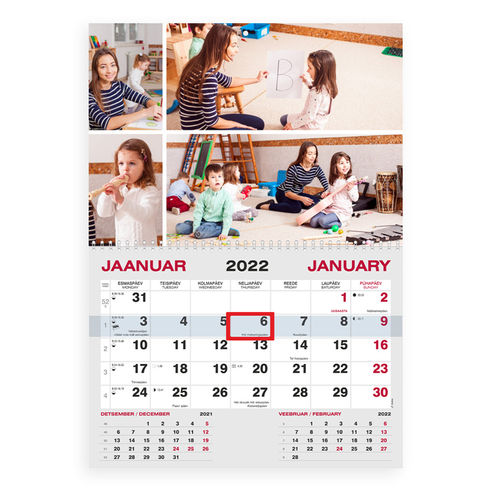 Monokalender oma pildiga