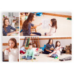 Trio kalender oma pildiga