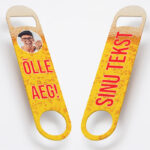 Oma teksti või pildiga pudeliavaja