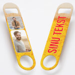 Oma teksti või pildiga pudeliavaja