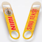 Oma teksti või pildiga pudeliavaja