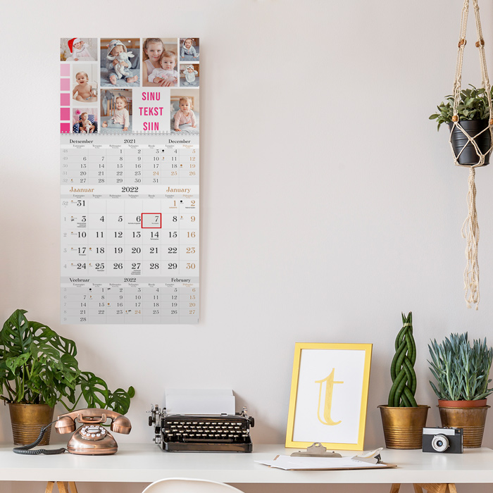 Trio LUX kalender oma pildiga