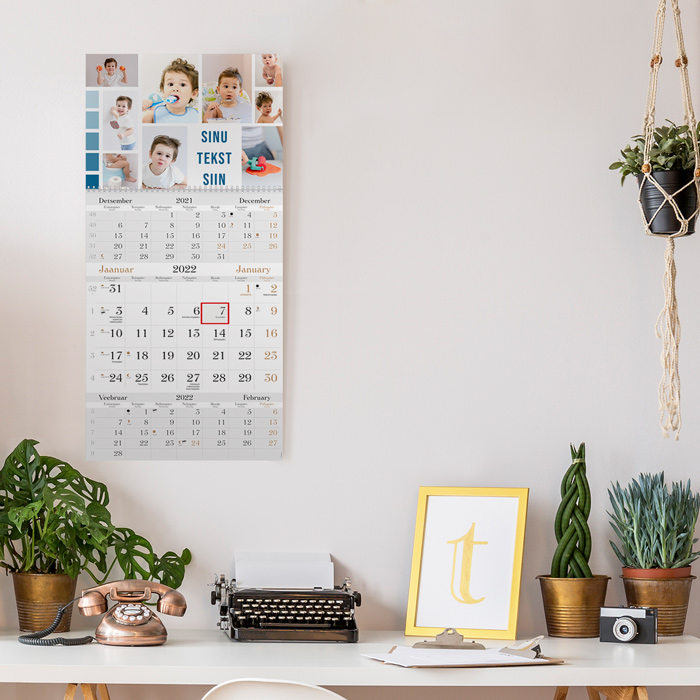 Trio LUX kalender oma pildiga