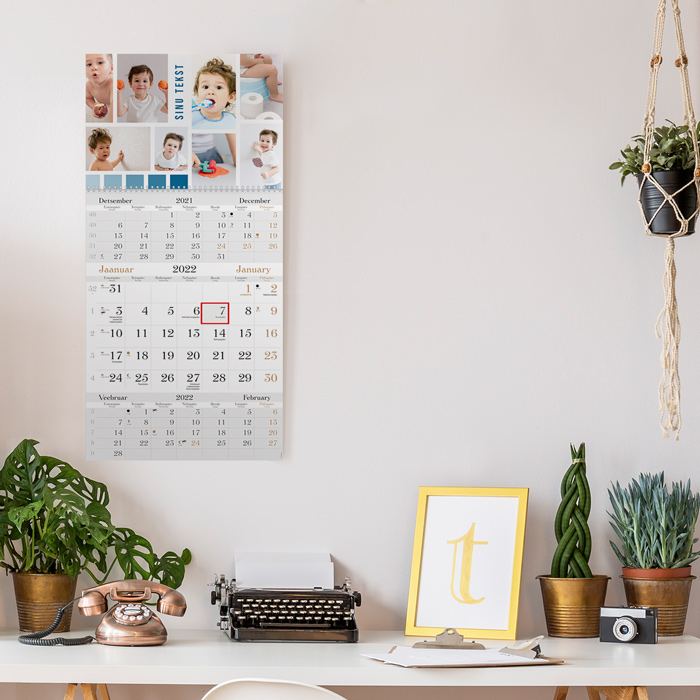 Trio LUX kalender oma pildiga