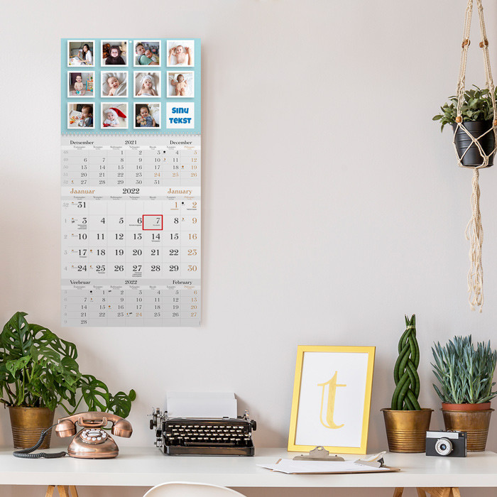 Trio LUX kalender oma pildiga