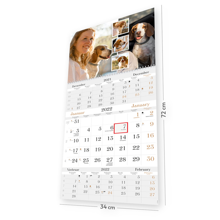 Trio LUX kalender oma pildiga