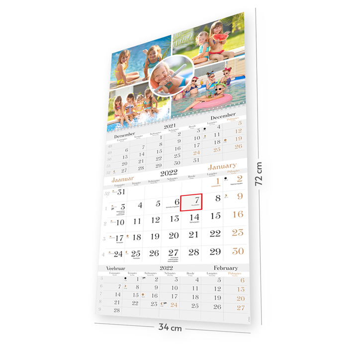 Trio LUX kalender oma pildiga
