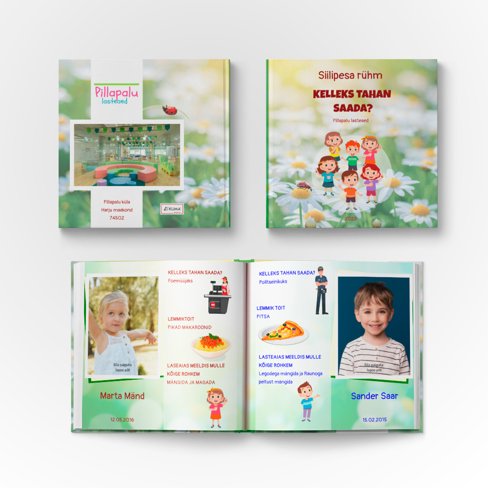 Lasteaia lõpuraamat - ametid